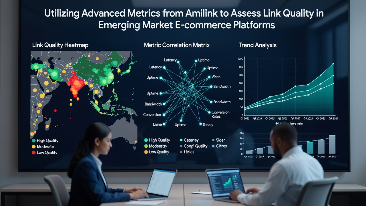 Utilizing Advanced Metrics from Amilink to Assess Link Quality in Emerging Market E-commerce Platforms